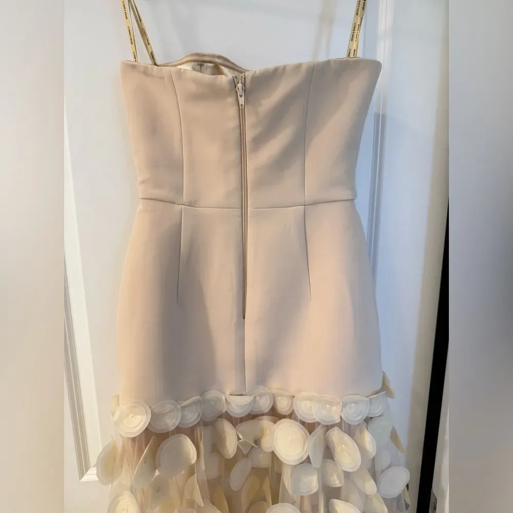 NWOT BRONX AND BANCO HARPER STRAIGHT DRESS in Cream Strapless Wedding Gown - Picture 14 of 16